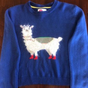 Mini Boden Llama Sweater